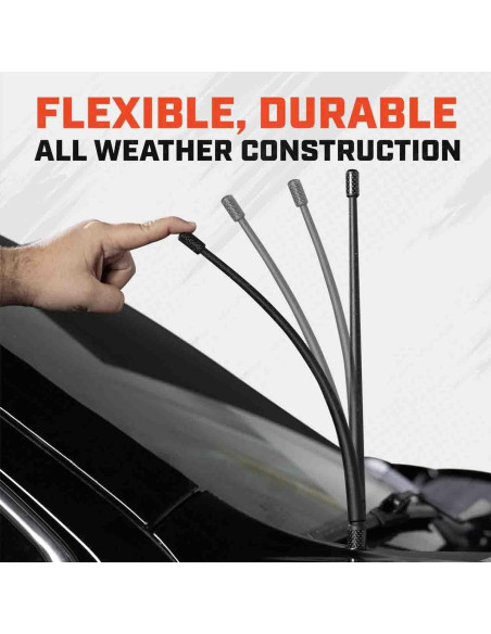 Antena corta Votex El Espartano 35 cm para Dodge Ram 2009-2024 Antena corta Votex El Espartano 35 cm para Dodge Ram 2009-2024