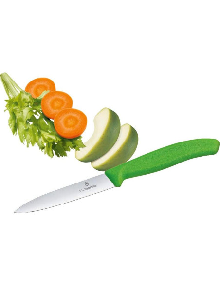 Cuchillo de Pelar Victorinox 6.7706.L114 Verde 10 cm Cuchillo de Pelar Victorinox 6.7706.L114 Verde 10 cm