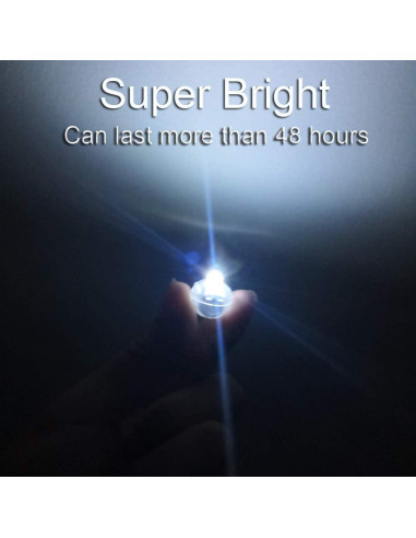 30 Luces LED Mini Bolas Redondas JJGoo Blancas Frías