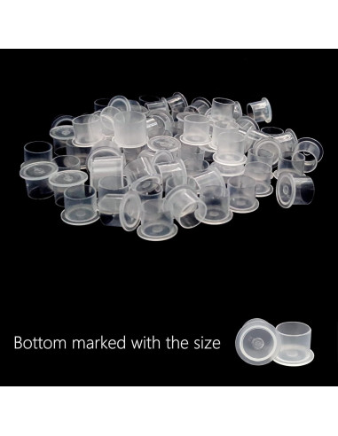Tazas de Tinta para Tatuajes Hatonseyan 300pcs Medianas Desechables