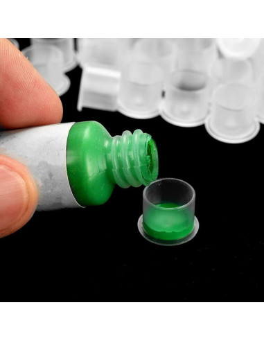 Tazas de Tinta para Tatuajes Hatonseyan 300pcs Medianas Desechables