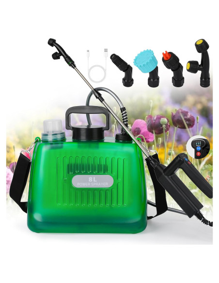 Pulverizador Eléctrico Ramarmro 7.57L 2 Galones Verde Pulverizador Eléctrico Ramarmro 7.57L 2 Galones Verde