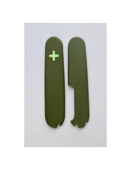 Cubiertas de Reemplazo Victorinox 91mm Verde Militar con Espacios Cubiertas de Reemplazo Victorinox 91mm Verde Militar con Espacios