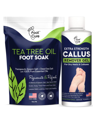 Kit de Remojo de Pies y Gel Removedor de Callos Foot Cure