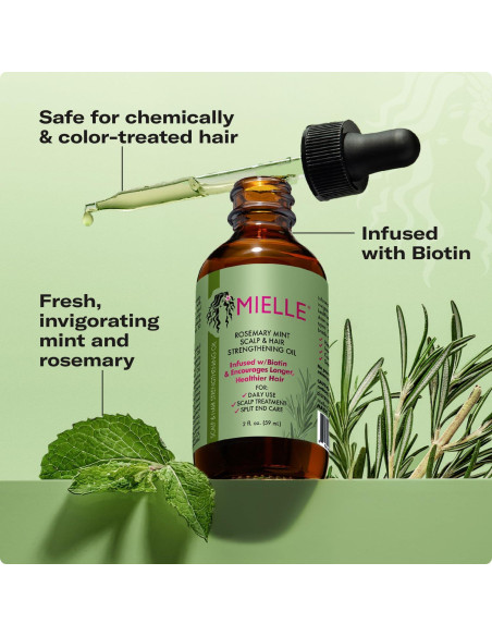 Aceite para el Cabello Mielle Organics Romero y Menta 59ml Aceite para el Cabello Mielle Organics Romero y Menta 59ml
