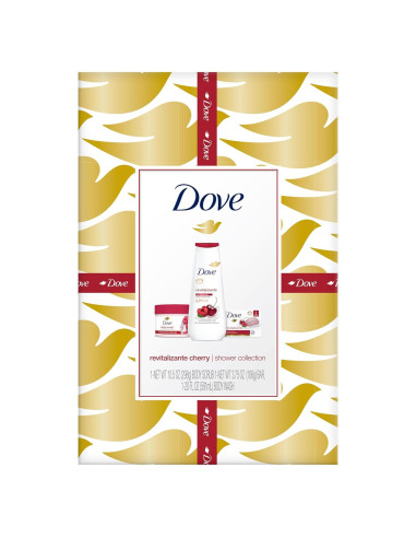 Conjunto de Regalo Dove Cereza y Leche de Chía - 3 Piezas