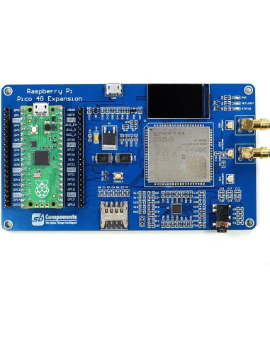 Expansión Raspberry Pi Pico 4G Quectel EG25-G LTE Cat 4