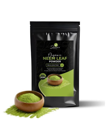 Polvo de Hoja de Neem Orgánico Skincare Sunday 454g Detox