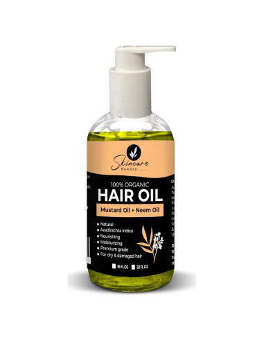 Aceite Dual Orgánico Skincare Sunday 946ml - Neem y Mostaza