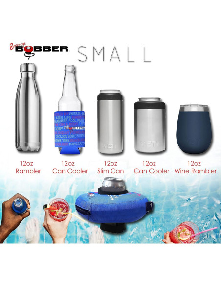 Flotador de Bebidas Azul Human Bobber - Soporte Inflable 0.35L Flotador de Bebidas Azul Human Bobber - Soporte Inflable 0.35L