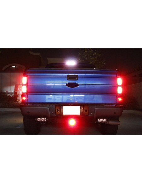 Luz de Freno de Remolque iJDMTOY 15-LED Roja Estroboscópica Luz de Freno de Remolque iJDMTOY 15-LED Roja Estroboscópica