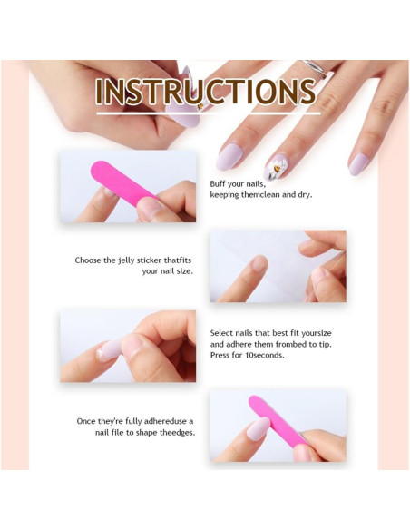 Uñas Postizas Cuadradas Acrílicas SPNBCQ 24 Pcs Coloridas Uñas Postizas Cuadradas Acrílicas SPNBCQ 24 Pcs Coloridas