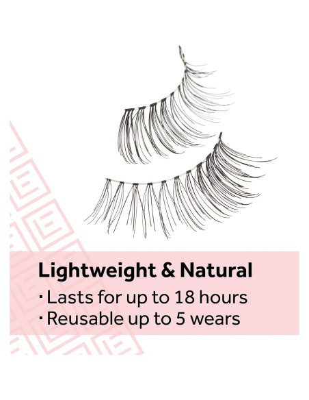 Pestañas Reutilizables Eylure Naturals Accent No. 003 - 1 Par Pestañas Reutilizables Eylure Naturals Accent No. 003 - 1 Par