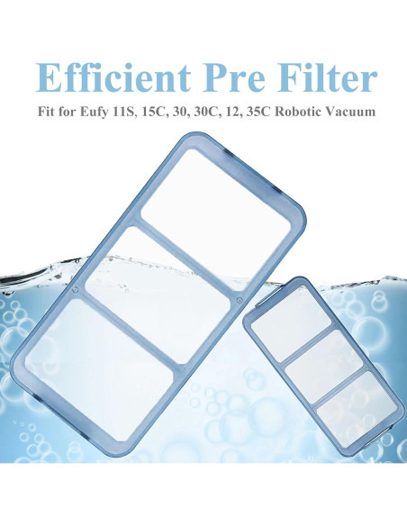 Kit de Repuestos Eufy RoboVac 11S/15C/30/30C - 10 Cepillos y 8 Filtros Kit de Repuestos Eufy RoboVac 11S/15C/30/30C - 10 Cepillos y 8 Filtros