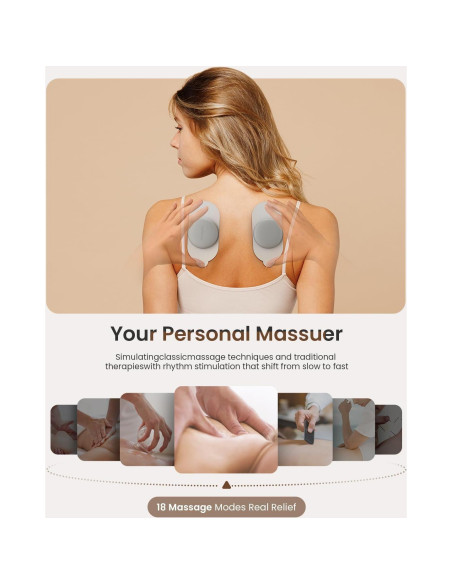 Estimulador Muscular Inalámbrico Mooyee M2 - Alivio Dolor 18 Modos Estimulador Muscular Inalámbrico Mooyee M2 - Alivio Dolor 18 Modos