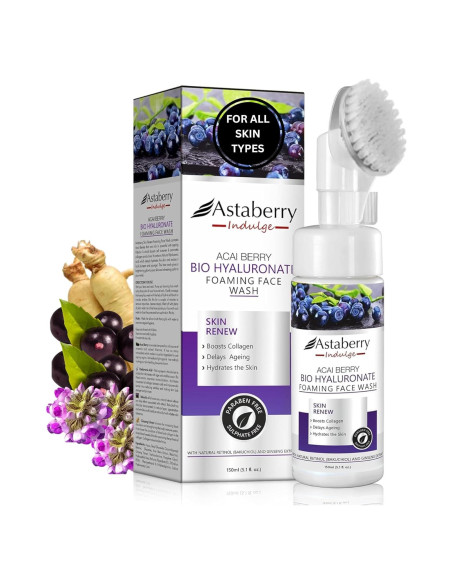 Limpiador Facial Espumoso Acai Berry Astaberry 142g - Antienvejecimiento