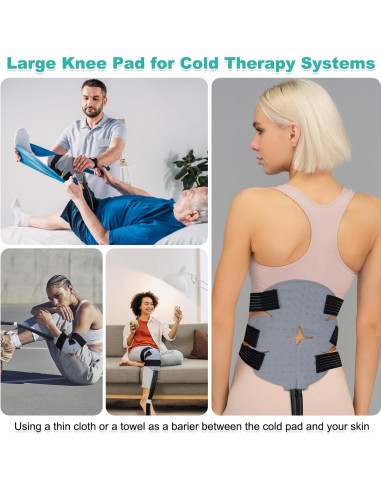 Máquina de Terapia Fría Grande Leadfar para Rodilla - Alivio Postoperatorio Silenciosa y Programable
