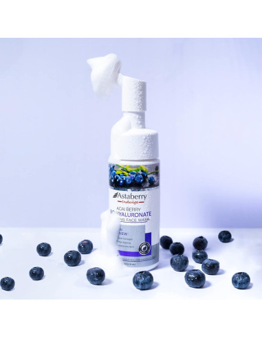 Limpiador Facial Espumoso Acai Berry Astaberry 142g - Antienvejecimiento