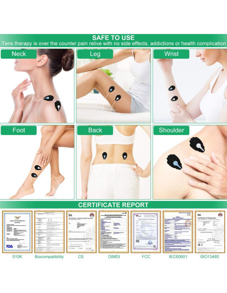 Estimulador Muscular TENS Belifu SM9126 4 Canales 24 Modos Estimulador Muscular TENS Belifu SM9126 4 Canales 24 Modos