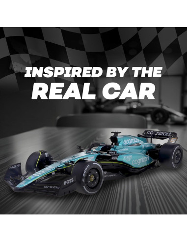 Kit de modelo F1 AMR 23 Aramco LUPPA 1:18 140 piezas