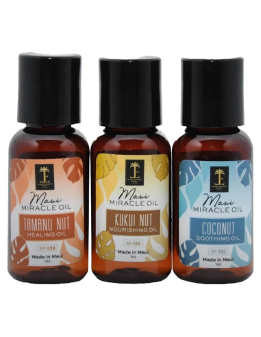 Aceite Milagroso de Maui Esencia de Isla - 3 x 28.35g Coco, Tamanu, Kukui