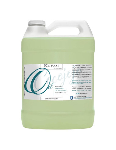 Aceite de Nuez de Kukui Dr Joe Lab 3.79L Puro Natural Hidratante