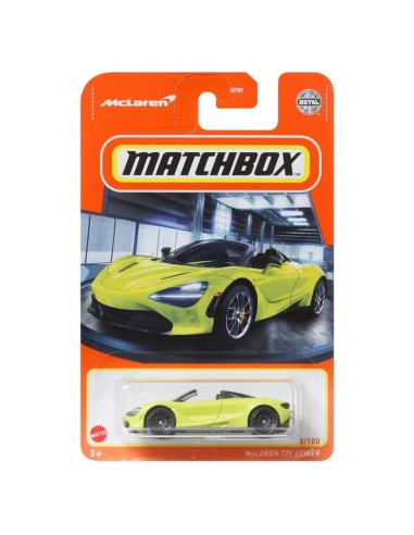 Matchbox McLaren 720 Spider Verde Lima 1:64 Diecast