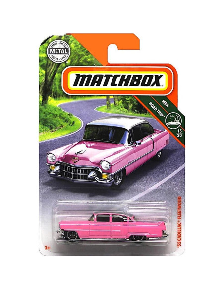Matchbox 2019 Cadillac Fleetwood Rosa 1:64 Coleccionable Matchbox 2019 Cadillac Fleetwood Rosa 1:64 Coleccionable