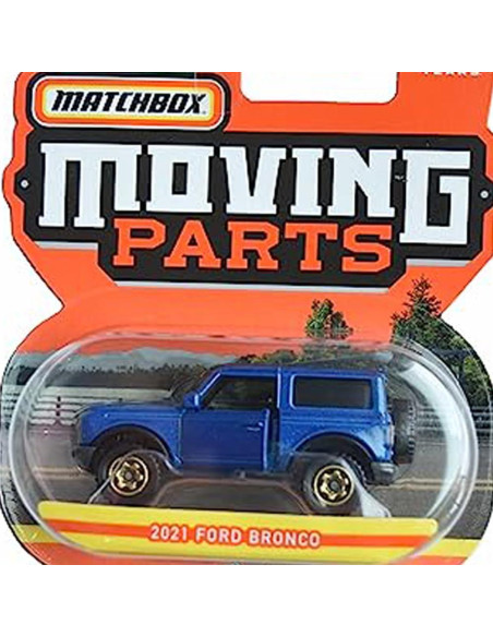 Matchbox Ford Bronco 2021 a Escala 1:64 Azul Matchbox Ford Bronco 2021 a Escala 1:64 Azul
