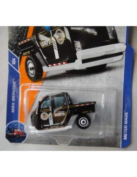 Auto de Colección Matchbox MBX Servicio Negro 1:64 Auto de Colección Matchbox MBX Servicio Negro 1:64