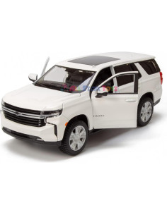 Maisto Chevrolet Tahoe 2021 Diecast Escala 1:26 Blanco 2