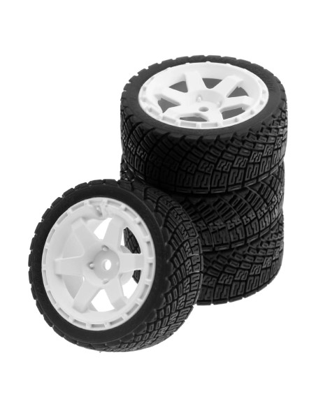 Neumáticos de Rally 1:10 Chanmoo 67mm 4 Piezas RC Neumáticos de Rally 1:10 Chanmoo 67mm 4 Piezas RC