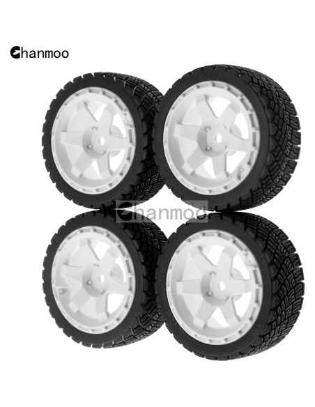 Neumáticos de Rally 1:10 Chanmoo 67mm 4 Piezas RC Neumáticos de Rally 1:10 Chanmoo 67mm 4 Piezas RC