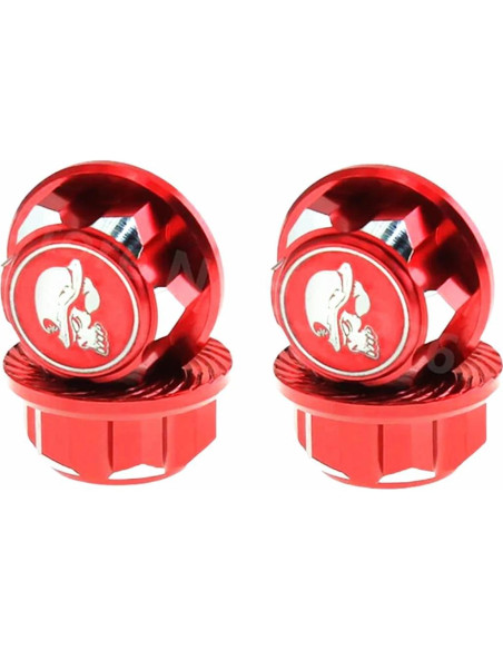 8 Tuercas de Rueda Hexagonales 17mm Aluminio RC Rojo 8 Tuercas de Rueda Hexagonales 17mm Aluminio RC Rojo