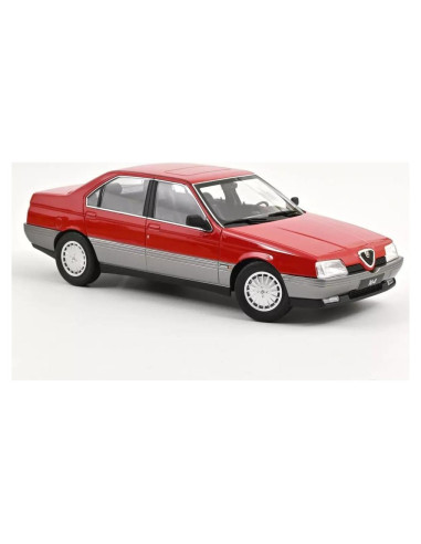 Coche Diecast 1/18 Norev 1991 164 Rojo Detalles Fieles