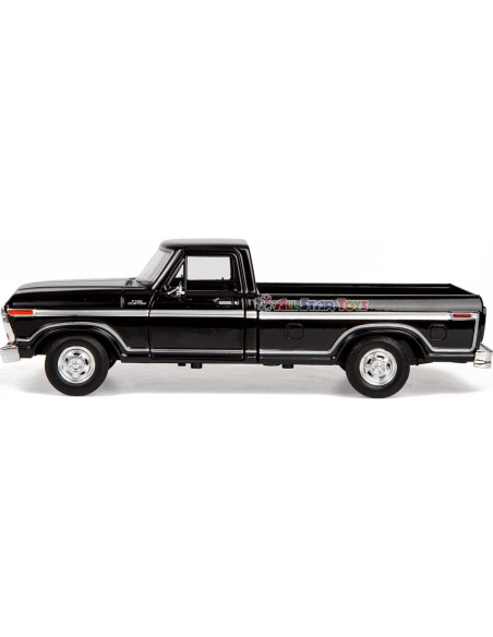 Motormax Ford F-150 Pickup Clásico 1979 Diecast 1:24 Negro Motormax Ford F-150 Pickup Clásico 1979 Diecast 1:24 Negro