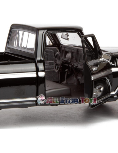 Motormax Ford F-150 Pickup Clásico 1979 Diecast 1:24 Negro