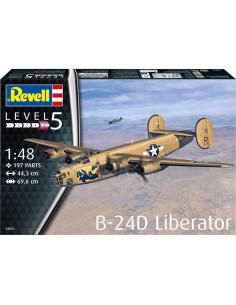 Kit de Modelo Revell B-24D Liberator Escala 1:48 Detallado 2