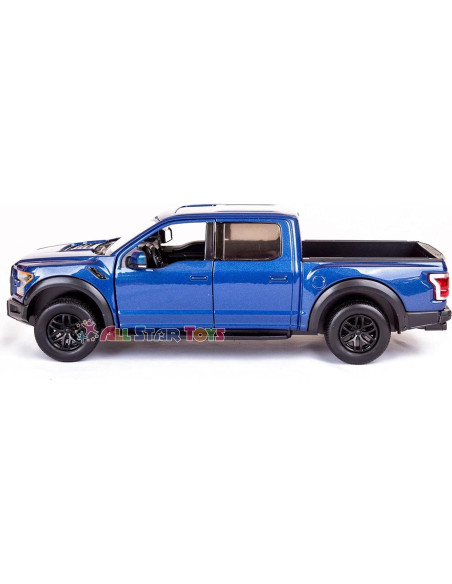 Diecast 1:24 Motormax Ford F-150 Raptor Azul 79344BL Diecast 1:24 Motormax Ford F-150 Raptor Azul 79344BL