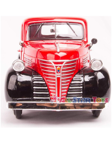 Modelo Diecast 1:24 Motormax 1941 Plymouth Pickup Rojo