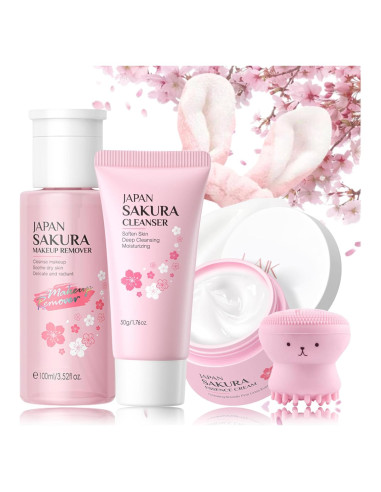 Set de Cuidado de la Piel Sakura Evolvique 5 Piezas Hidratante
