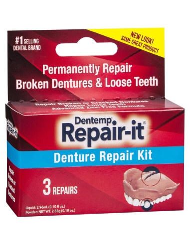 Kit de Reparación de Dentaduras Repair-It D-091 19.84g