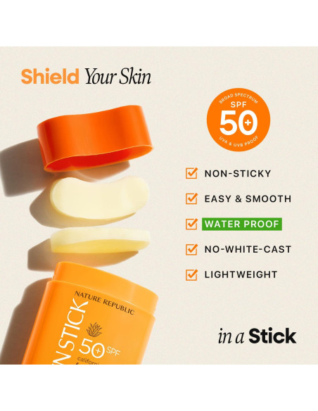 Protector Solar Stick Nature Republic Aloe Fresh SPF50+ 21g Protector Solar Stick Nature Republic Aloe Fresh SPF50+ 21g