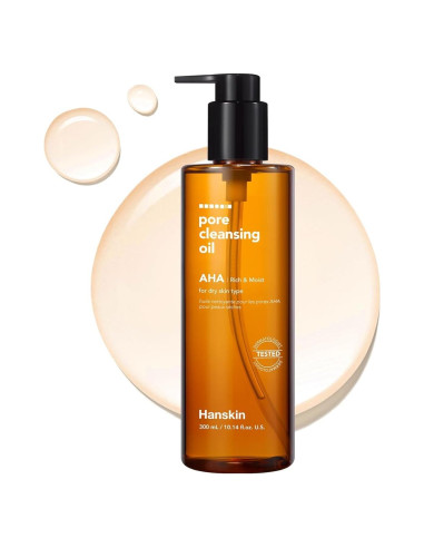 Hanskin Aceite Limpiador AHA 287.4 ml - Piel Seca y Normal