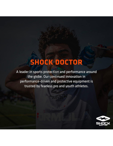 Protector Bucal Shock Doctor para Fútbol y Deportes - Adultos/Jóvenes