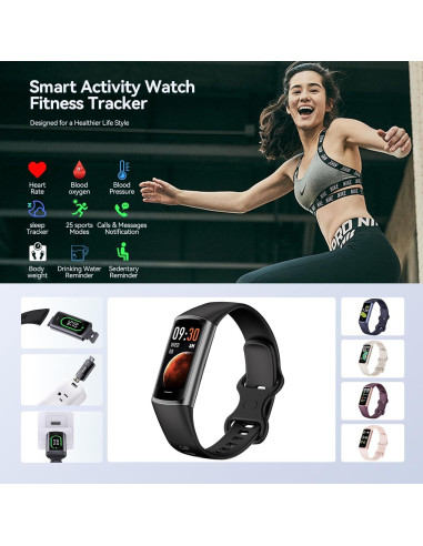 Rastreador de Fitness Excelpeakia, 25 Modos, Monitor de Salud