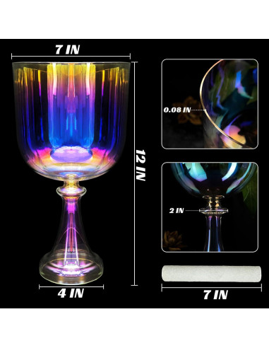 Cuenco de Canto de Cristal TianChunyue 17.78cm - 440Hz
