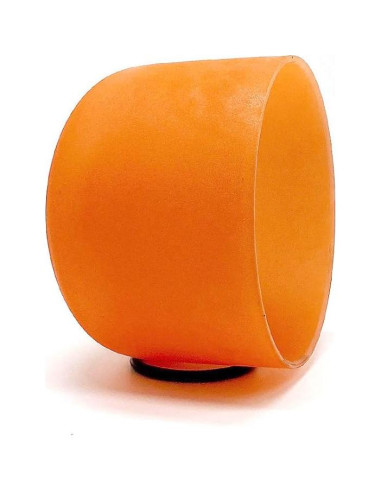 Cuenco Cantante de Cuarzo Naranja TAIFENG 20.32 cm Templado
