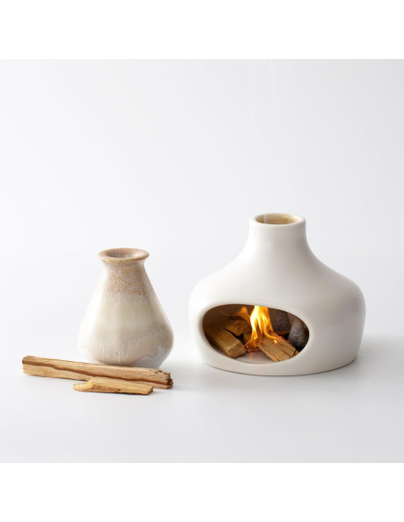 Quemador de Incienso Cerámica IVWOXO Palo Santo 11.4cm Quemador de Incienso Cerámica IVWOXO Palo Santo 11.4cm