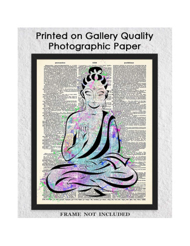 Póster de Arte de Pared Buddha Zen 20x25 cm - Impresión Creativa